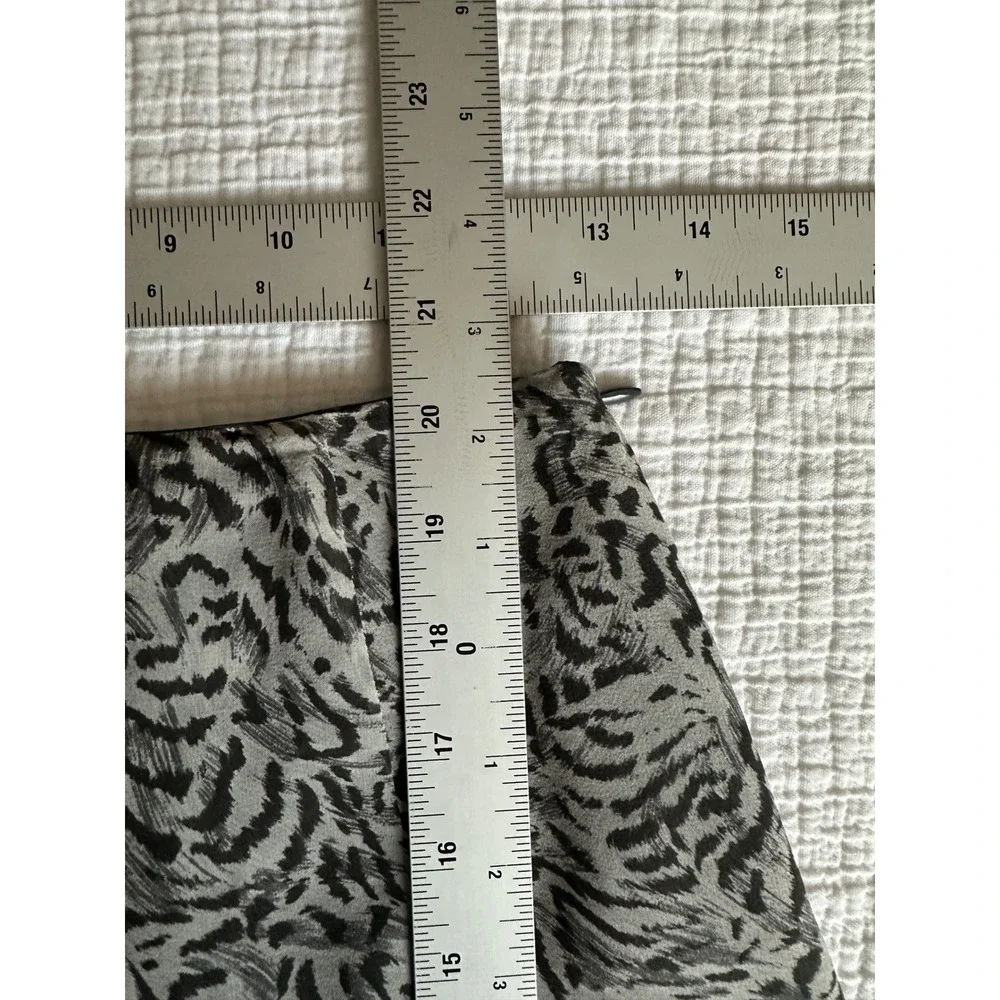 Vintage ESCADA Neiman Marcus 100% Silk Abstract Print Mini Skirt 34 XS